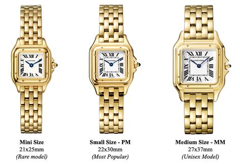 cartier panthere automatic|cartier panther size chart.